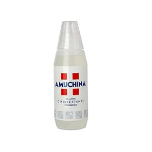 Amuchina liquida 100% disinfettante igienizzante a base di ipoclorito di sodio antimicrobico ad ampio spettro d'azione 500 ml