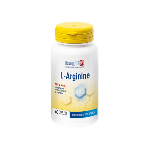 Longlife l-arginine 60 tavolette rivestite da 900 mg