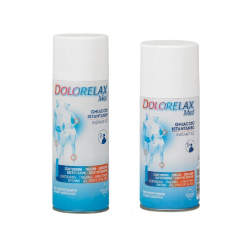 Dolorelax ice ghiaccio istantaneo spray bomboletta capienza 150 ml