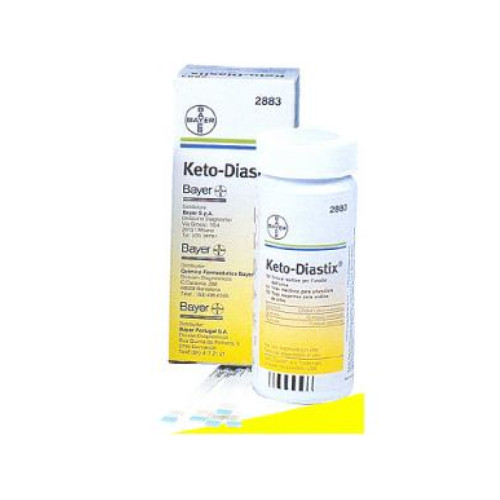 Strisce misurazione glicosuria e chetonuria ketodiastix 50 pezzi