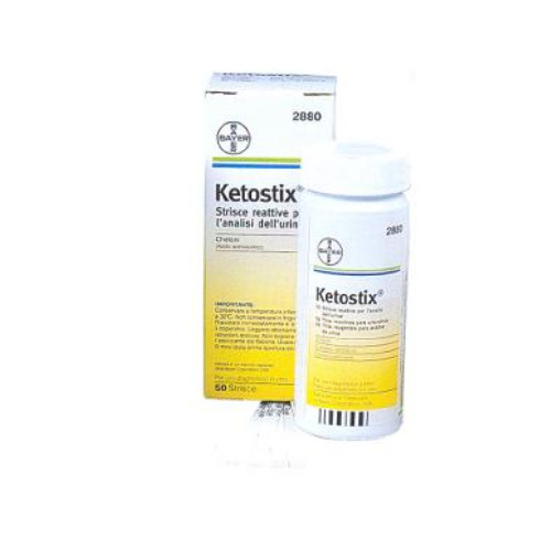 Strisce misurazione chetonuria ketostix 50 pezzi