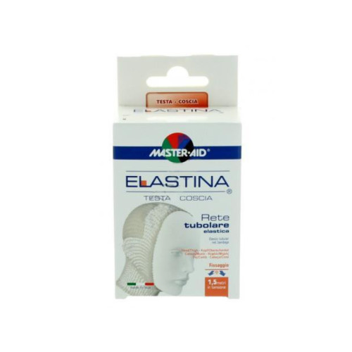 Rete tubolare elastica ipoallergenica master-aid elastina testa/coscia 1,5 mt in tensione calibro 6 cm