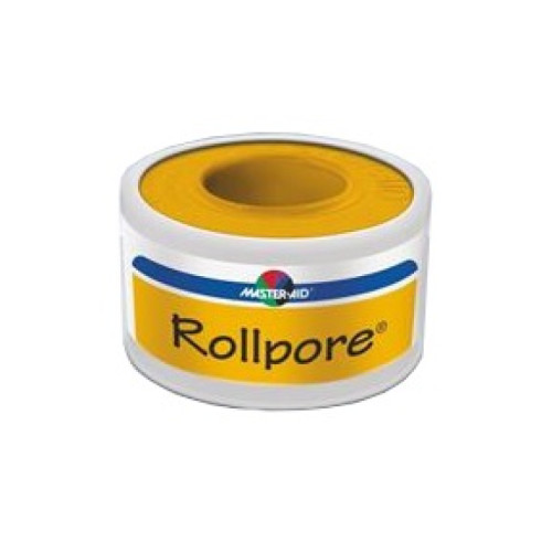 Cerotto in rocchetto master-aid rollpore tessuto non tessuto 5x2,5