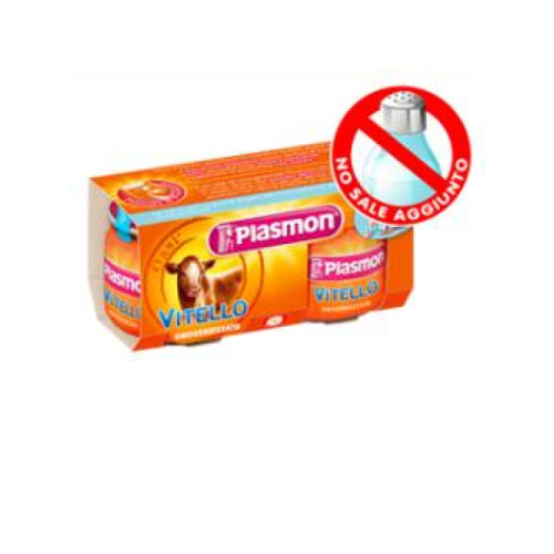 Plasmon omogeneizzato vitello 120 g x 2 pezzi