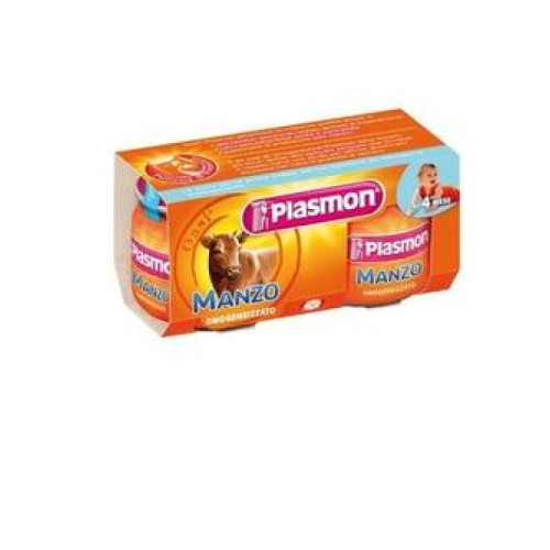 Plasmon omogeneizzato manzo 120 g x 2 pezzi