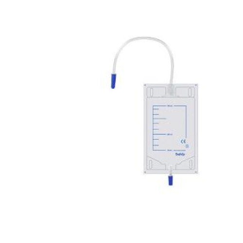 Sacca di drenaggio da gamba per incontinenza tubo 10 cm 10 pezzi