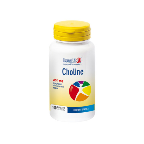 Longlife choline 100 tavolette rivestite senza glutine