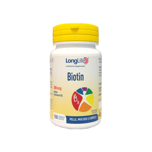 Longlife biotin 300 100 compresse rivestite