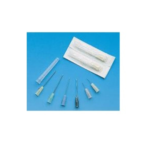 Ago ipodermico gauge21 per 11/4 pollici cono luer confezionato singolarmente in blister scatola 100 pezzi