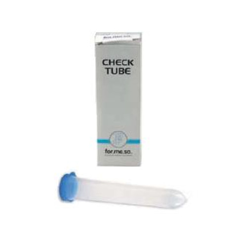 Provetta per urine check tube conica in polipropilene con tappo blu 12 ml 1 pezzo