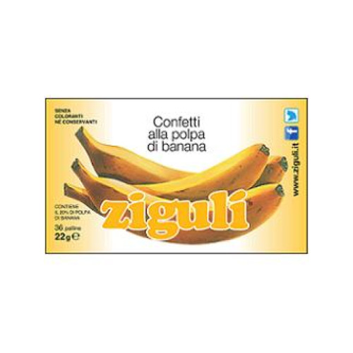 Ziguli banana 36 palline 22 g