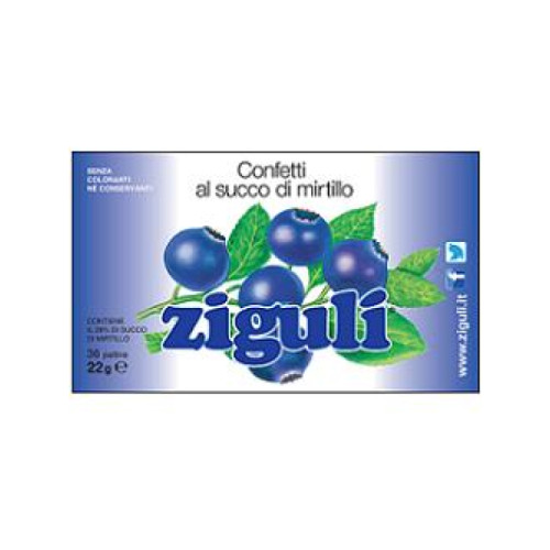 Ziguli mirtillo 36 palline 22 g