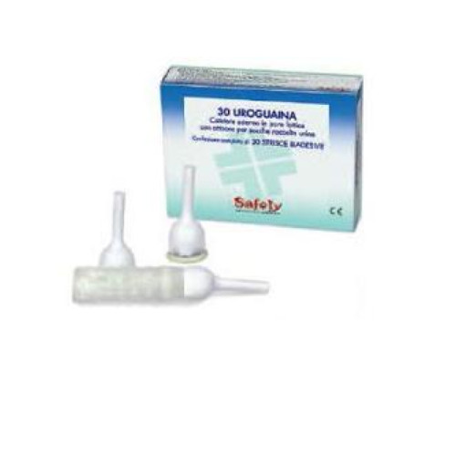 Catetere esterno con striscia biadesiva uroguaina 30 mm 30 pezzi