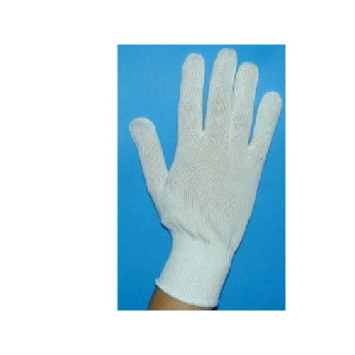 Guanto in cotone bianco 9