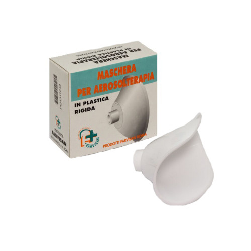 Maschera in plastica. ricambio per aerosolterapia