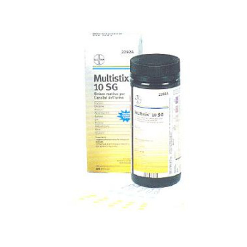 Striscia reattiva multitest multistix 10sg 25 pezzi