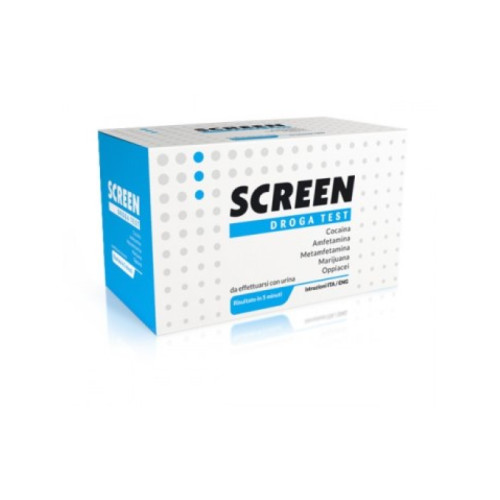 Screen droga test 5 droghe test antidroga con contenitore urina