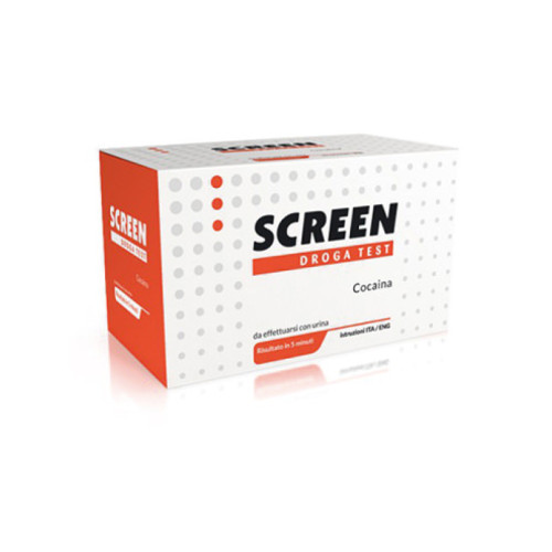 Screen droga test cocaina test antidroga con contenitore urina
