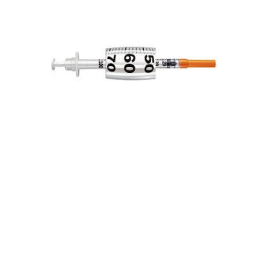 Siringa per insulina pic insumed 1 ml 100 ui ago gauge 30 lunghezza 8 mm senza spazio morto 3 sacchetti da 10 pezzi