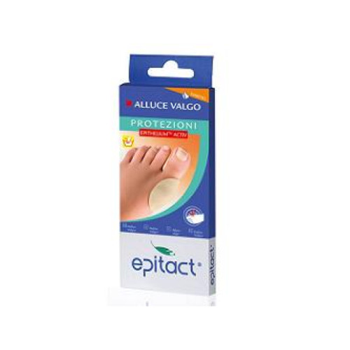 Protezione per alluce valgo epitact in silicone con epithelium activ 2 pezzi