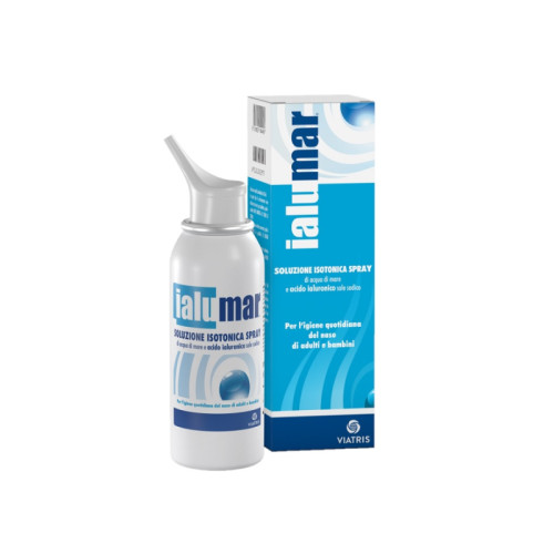 Soluzione isotonica spray di acqua di mare acido ialuronico sale sodico per igiene naso adulti e bambini 100ml