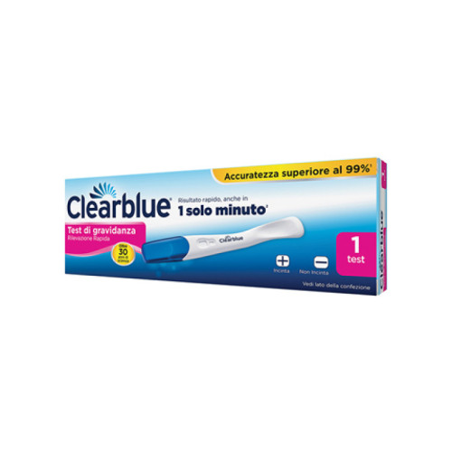 Test di gravidanza clearblue rilevazione rapida 1 pezzo
