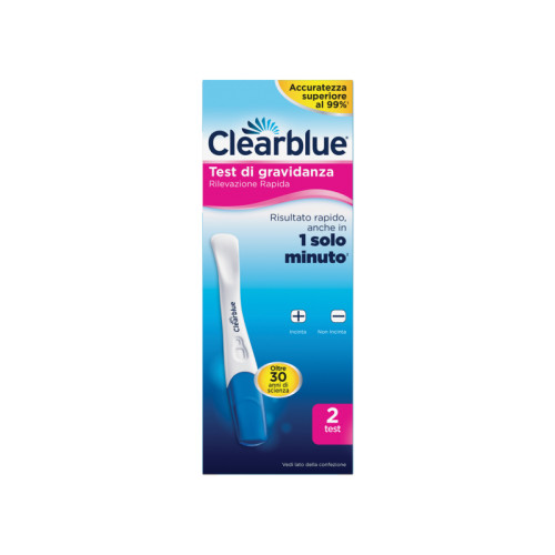 Test di gravidanza clearblue rilevazione rapida 2 pezzi