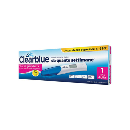 Test di gravidanza clearblue con indicatore delle settimane 1 pezzo