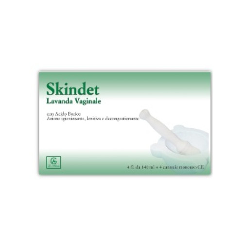 Skindet lavanda vaginale 4 flaconi 140 ml + 4 cannule monouso in blister