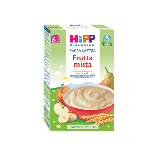 Hipp bio pappa lattea frutta mista 250 g