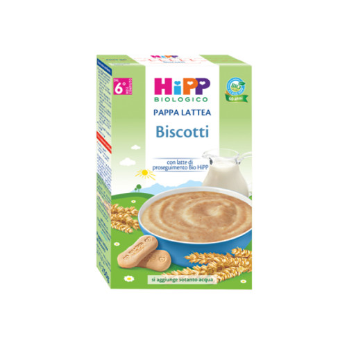 Hipp bio pappa lattea biscotti 250 g