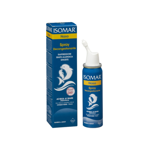 Isomar naso chiuso soluzione acqua di mare ipertonica per decongestione naso chiuso 50 ml