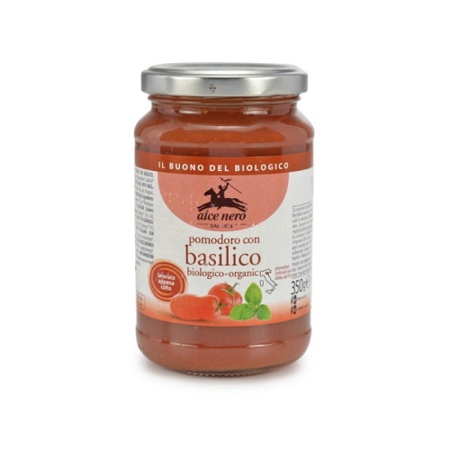 Pomodoro con basilico bio 350 g