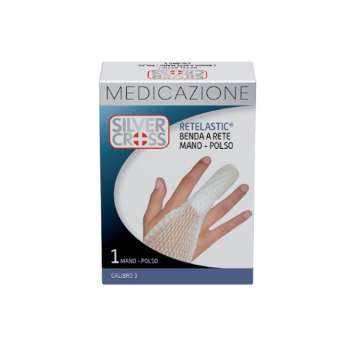 Benda silver cross retel mano/polso calibro 3 1 pezzo