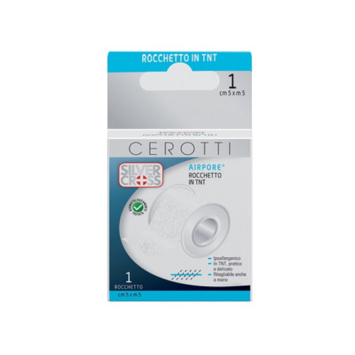 Cerotto in rocchetto silver cross airpore 5x500 cm 1 pezzo