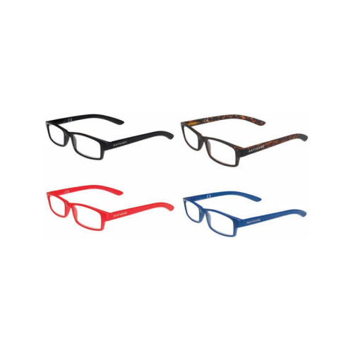 Occhiale premontato da lettura na l543 gommato +1,50