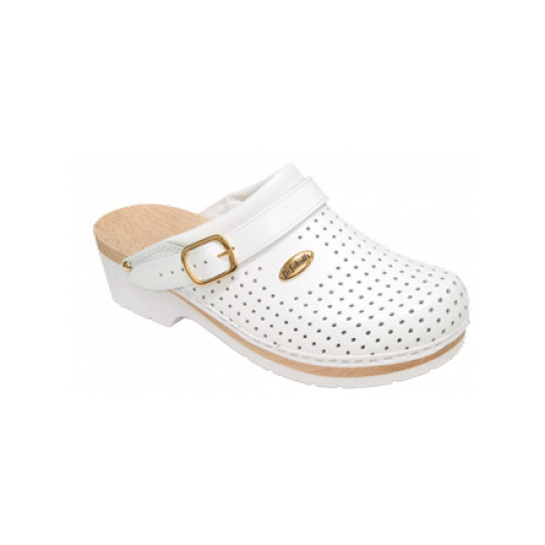 Clog s/comf.b/s ce bycast unisex white woods bianco 36