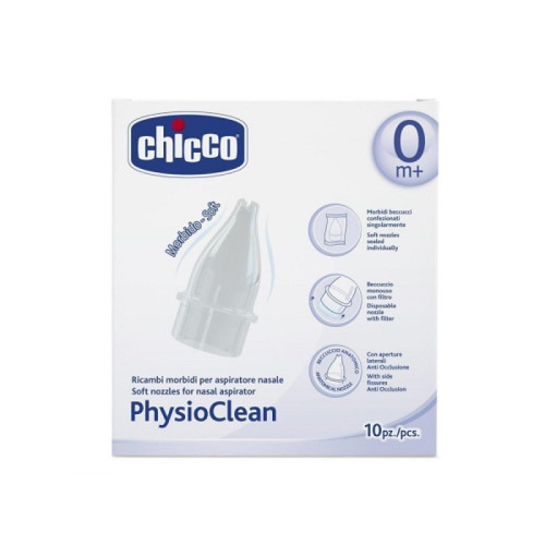 Ricambi morbidi per aspiratore nasale chicco physioclean