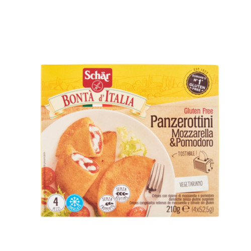 Schar surgelati panzerottini mozzarella & pomodoro bonta' d'italia 4 x 52,5 g