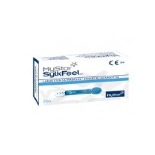 Lancette pungidito mystar sylkfeel lancets gauge 28 25 pezzi