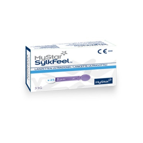 Lancette pungidito mystar sylkfeel lancets 33 gauge 50 pezzi