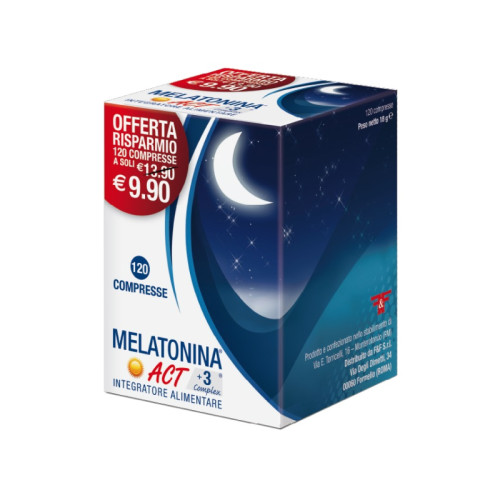 Melatonina act +3 complex 120 compresse