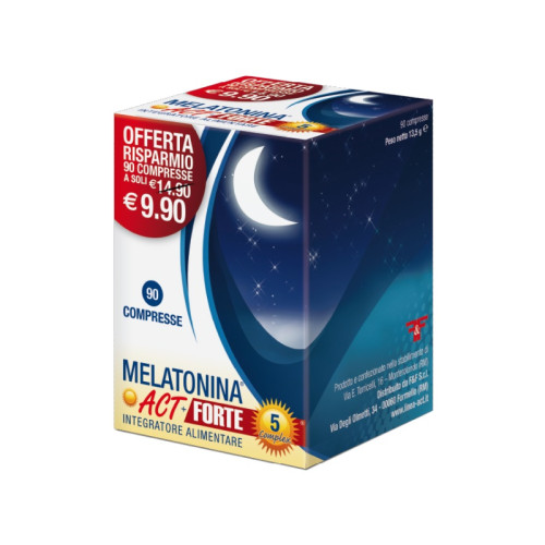 Melatonina act+forte 5 complex 90 compresse