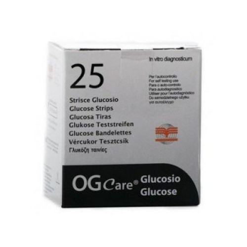 Strisce misurazione glicemia ogcare 25 pezzi