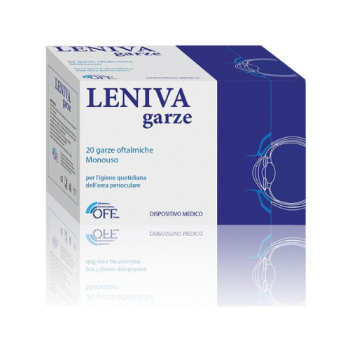 Leniva garze oftalmiche 20 pezzi