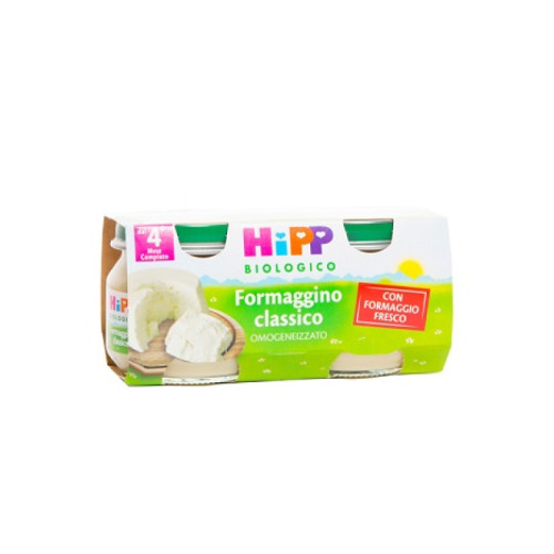 Hipp bio omogeneizzato formaggino classico 2x80 g