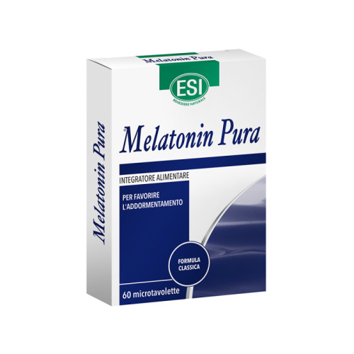 Esi melatonin pura 60 microtavolette senza glutine