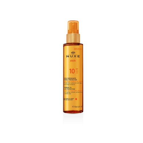 Nuxe sun olio solare viso e corpo spf10 150 ml