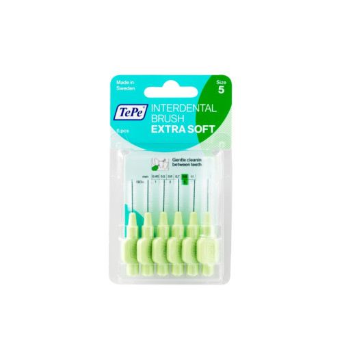 Tepe scovolino xsoft verde 0,8mm 6 pezzi