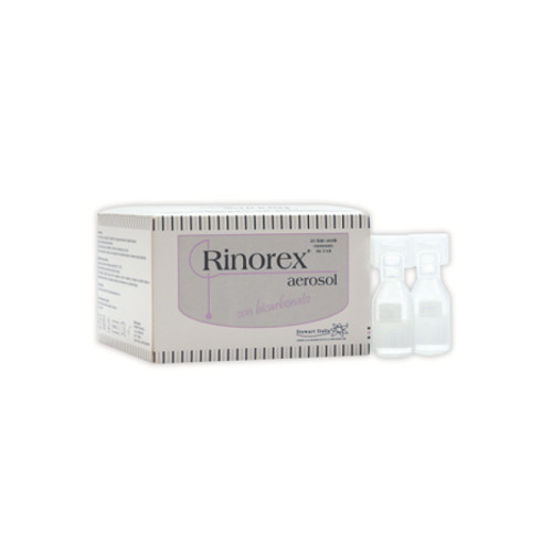 Fiala per aerosol rinorex bicarbonato 25 fiale 3 ml